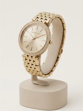 Michael Kors Gold Darci Crystal-Accented Watch